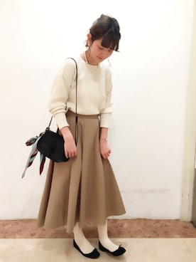 「My Fav. CHILD WOMAN（マイファブチャイルドウーマン）のアイテム」を使った、yumaさん（レディース・165cm）の冬コーディネート