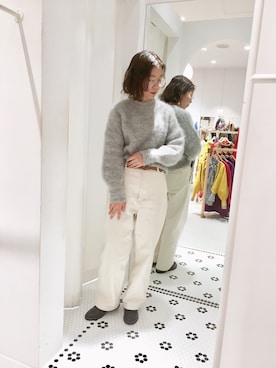 「My Fav. CHILD WOMAN（マイファブチャイルドウーマン）のアイテム」を使った、yumaさん（レディース・161cm）の秋コーディネート