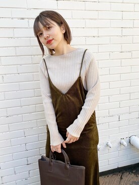 mikami sayaさん（レディース・157cm）の冬コーディネート