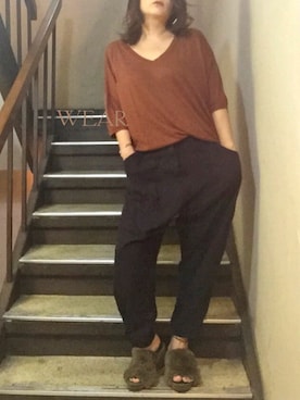 「Le Chione（ルキオネ）のアイテム」を使った、miya さん（レディース・156cm）の秋コーディネート