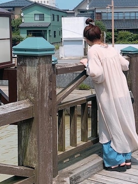「三角クリップ」｜miya さん（レディース・156cm）の夏コーディネート