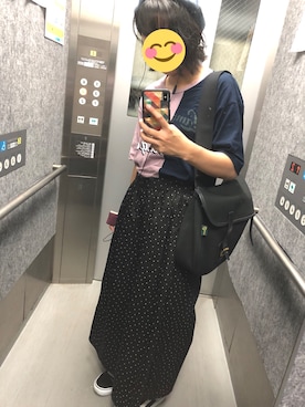 「179/WG（イチナナキュウダブルジー）のアイテム（ハンチング/ベレー帽）」を使った、みくさん（レディース・159cm）の夏コーディネート
