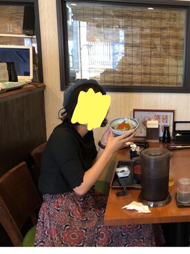「179/WG（イチナナキュウダブルジー）のアイテム（ハンチング/ベレー帽）」を使った、みくさん（レディース・159cm）の夏コーディネート