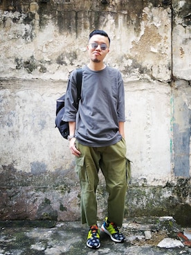 「coordinate」｜Paak Chanさん（メンズ・172cm）の冬コーディネート