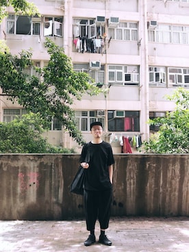 「BAGGU（バグー）のアイテム」を使った、Paak Chanさん（メンズ・172cm）の夏コーディネート