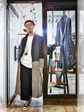 「Wagamamaplayground」｜Paak Chanさん（メンズ・172cm）の冬コーディネート