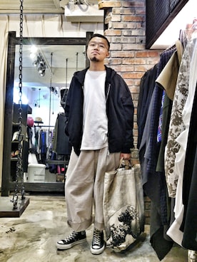 「Wagamamaplayground」｜Paak Chanさん（メンズ・172cm）の冬コーディネート