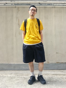 「PROPS-STORE（プロップス ストア）のアイテム」を使った、Paak Chanさん（メンズ・172cm）の秋コーディネート