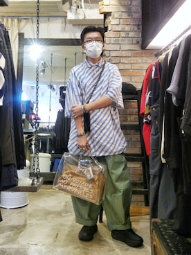 「MERELY MADE」｜Paak Chanさん（メンズ・172cm）の秋コーディネート