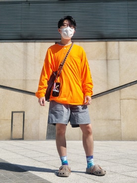 「PROPS-STORE（プロップス ストア）のアイテム」を使った、Paak Chanさん（メンズ・172cm）の秋コーディネート