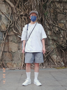 「SUBLIME（サブライム）のアイテム（キャップ）」を使った、Paak Chanさん（メンズ・172cm）の春コーディネート