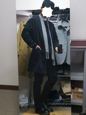 「COMME CA ISM（コムサイズム）のアイテム（スウェット）」を使った、ダイテンさん（メンズ・173cm）の秋コーディネート