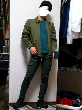 「Paul Smith（ポールスミス）のアイテム（キーホルダー）」を使った、ダイテンさん（メンズ・174cm）の春コーディネート
