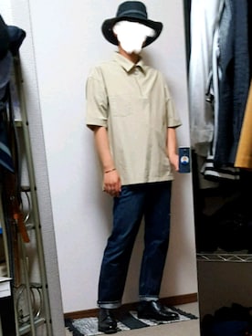 「ポールスミス」｜「アイテム（アクセサリー）」を使った、ダイテンさん（メンズ・174cm）の春コーディネート