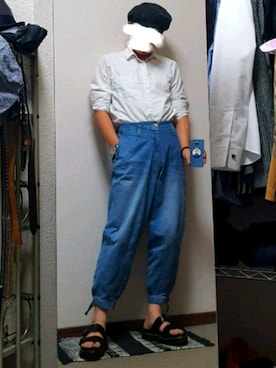 「COMME CA ISM（コムサイズム）のアイテム（アクセサリー）」を使った、ダイテンさん（メンズ・174cm）の夏コーディネート