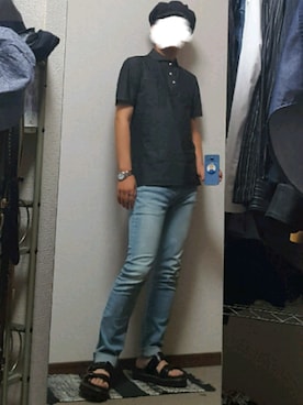 「ビッグジョン」｜ダイテンさん（メンズ・174cm）の夏コーディネート