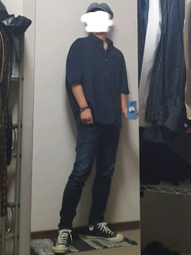 「LIDNM（リドム）のアイテム（財布/小物）」を使った、ダイテンさん（メンズ・174cm）の夏コーディネート