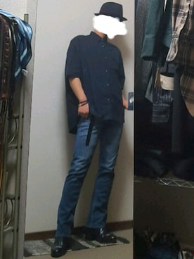 「シャリーフ(SHAREEF)」｜「アイテム（アクセサリー）」を使った、ダイテンさん（メンズ・174cm）の春コーディネート