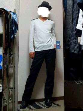 「SHAREEF（シャリーフ）のアイテム（シューズ）」を使った、ダイテンさん（メンズ・174cm）の夏コーディネート