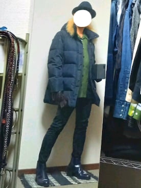 「SHAREEF（シャリーフ）のアイテム（シューズ）」を使った、ダイテンさん（メンズ・174cm）の冬コーディネート