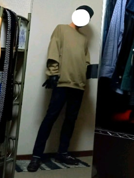 「アイテム（キャスケット）」を使った、ダイテンさん（メンズ・174cm・40代）の冬コーディネート