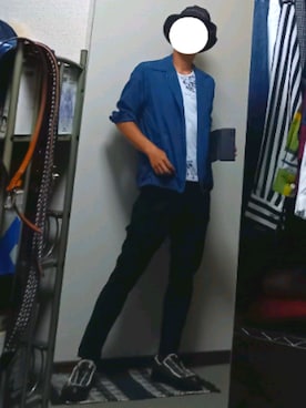 「アイテム（ブルゾン）」を使った、ダイテンさん（メンズ・174cm・40代）の夏コーディネート