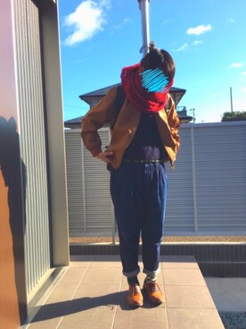 「THEORIA（セオリア）のアイテム」を使った、a-joさん（レディース・159cm）の冬コーディネート