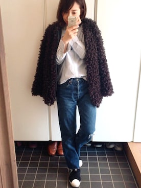 「プードルコート」｜kiki005さん（レディース・157cm）の春コーディネート