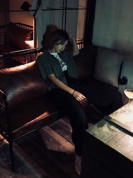 「H&M（エイチ・アンド・エム）のアイテム（ブルゾン）」を使った、viola ngさん（レディース・165cm）の秋コーディネート