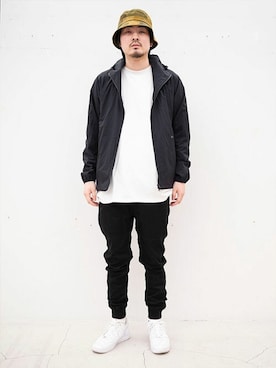 「styles（スタイルス）のアイテム」を使った、Stylesさん（メンズ・182cm）の夏コーディネート