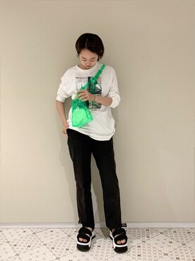 「styles（スタイルス）のアイテム」を使った、Stylesさん（レディース・156cm）の夏コーディネート