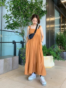 「厚底スニーカー」｜Stylesさん（レディース・156cm）の夏コーディネート