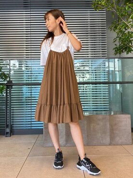 「Carhartt WIP（カーハートダブリューアイピー）のアイテム」を使った、Stylesさん（レディース・163cm）の夏コーディネート