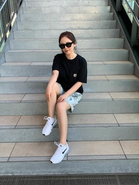 「Carhartt WIP（カーハートダブリューアイピー）のアイテム」を使った、Stylesさん（レディース・163cm）の秋コーディネート