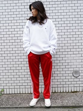 「adidas Originals（アディダスオリジナルス）のアイテム（パンツ）」を使った、Stylesさん（レディース・162cm）の秋コーディネート