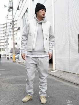 「styles（スタイルス）のアイテム」を使った、Stylesさん（メンズ・182cm）の秋コーディネート