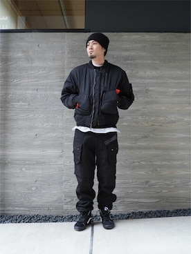 「styles（スタイルス）のアイテム」を使った、Stylesさん（メンズ・182cm）の冬コーディネート