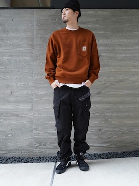 「styles（スタイルス）のアイテム」を使った、Stylesさん（メンズ・182cm）の冬コーディネート