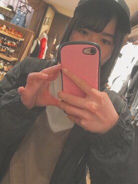 「CONVERSE（コンバース）のアイテム（ナイロンジャケット）」を使った、ゆめ🦄さん（レディース・160cm）の春コーディネート