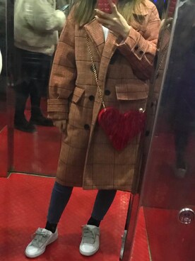 「PUMA(プーマ)のアイテム(アクセサリー)」を使った、方哈哈哈哈_さん(レディース・163cm)の冬コーディネート