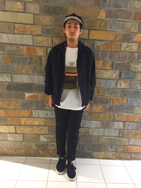 「RAGEBLUE（レイジブルー）のアイテム（その他アウター）」を使った、HARUさん（メンズ・168cm）の秋コーディネート