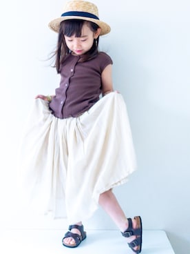「URBAN RESEARCH DOORS（アーバンリサーチドアーズ）のアイテム」を使った、misaki_1502さん（キッズ・100cm）の夏コーディネート