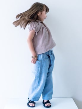 「アイテム（サンダル）」を使った、misaki_1502さん（キッズ・110cm）の夏コーディネート