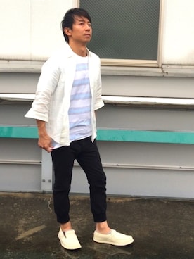 e-1さん(メンズ・161cm)の春コーディネート