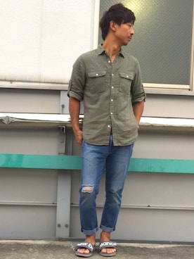 e-1さん（メンズ・161cm）の夏コーディネート