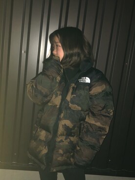 「THE NORTH FACE（ザノースフェイス）のアイテム（トップス、ブラック系）」を使った、hiiinaaataaaさん（レディース・148cm）の冬コーディネート