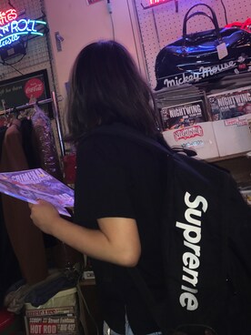 「H&M（エイチ・アンド・エム）のアイテム（トップス、ブラック系）」を使った、hiiinaaataaaさん（レディース・148cm）の冬コーディネート