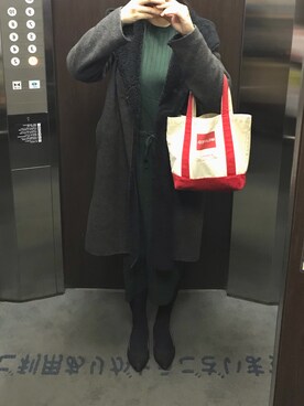 「179/WG（イチナナキュウダブルジー）のアイテム（その他アウター）」を使った、chan-KAさん（レディース・160cm）の春コーディネート