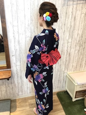 「琵琶湖花火大会」｜✡ⓜⓘⓡⓔ➶❥さん（レディース・158cm）の夏コーディネート