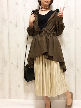 「kiko（キコ）のアイテム」を使った、chocoさん（レディース・163cm）の秋コーディネート